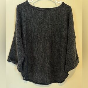 Max Studio Charcoal Knit Top Size S